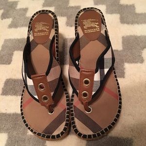 Burberry Wedge espadrilles - size 41